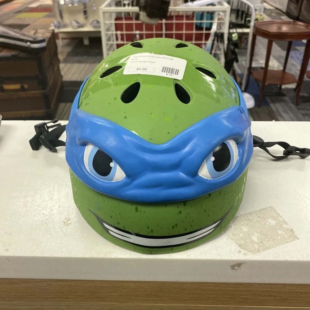 Ninja Turtles Leonardo Kids Bike Helmet - small 16